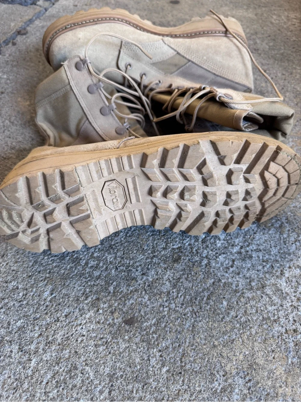 USGI Hot Weather Desert Tan Combat Boots